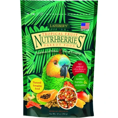 Afbeelding van Lafeber Tropical Fruit Nutri Berries Parrot Vogelvoer 284 g