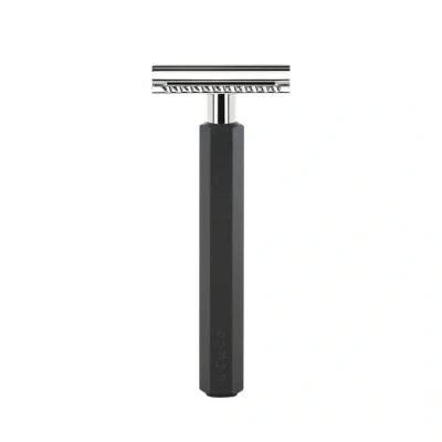 Afbeelding van Muhle Hexagon double edge safety razor Graphite