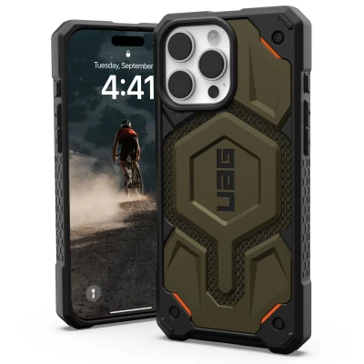 Afbeelding van Apple iPhone 16 Pro Max MagSafe Hoesje Kunststof UAG Hardcase/Backcover Groen Telefoonhoesje Shockproof/Valbescherming