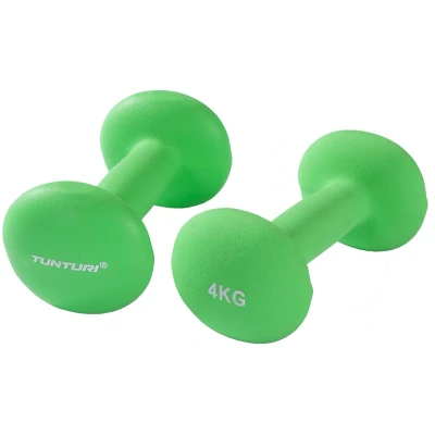 Afbeelding van Tunturi Dumbbell set 2 x 4,0 kg Neopreen Fluor Groen