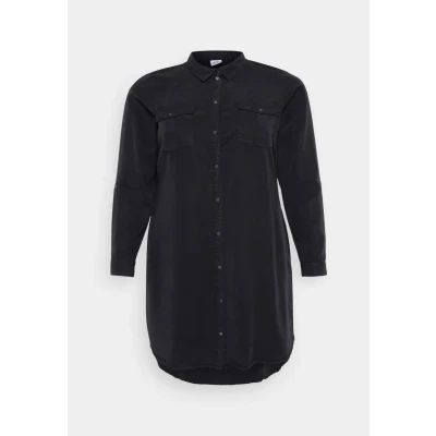 Afbeelding van VERO MODA CURVE blousejurk zwart