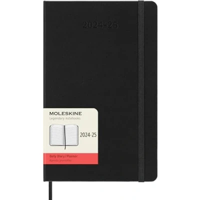 Afbeelding van Moleskine 18 Maanden Agenda 2024/25 Dagelijks Large Harde Kaft Zwart