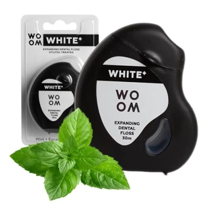 Afbeelding van Woom white+ expanding dental floss 30mtr.