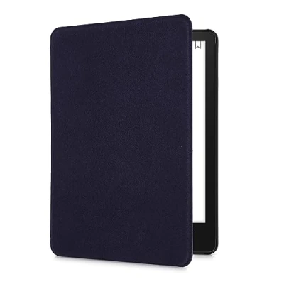 Afbeelding van kwmobile case compatibel met Amazon Kindle Paperwhite 11. Generation 2021 hoes E reader cover van microvezel Hoesje in blauw