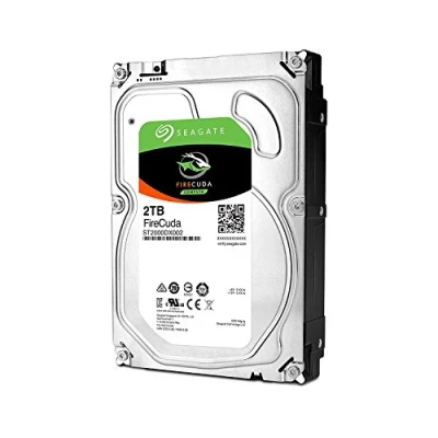 Afbeelding van Seagate FireCuda interne hybride harde schijf 2 TB, 3,5 inch, 64 MB cache, Sata 6 Gb/s, modelnr.: ST2000DX002