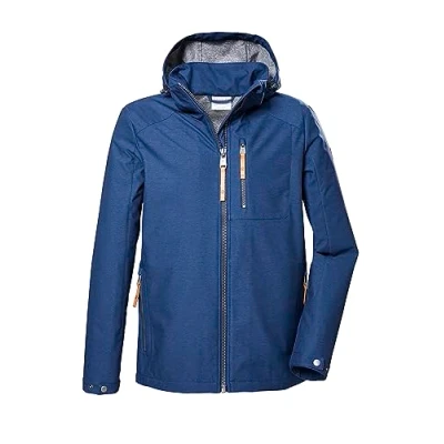 Afbeelding van G.I.G.A. DX Heren Softshelljack met afritsbare capuchon/outdoorjack GS 7 MN SFTSHLL JCKT, dark blue, 3XL, 41491 000