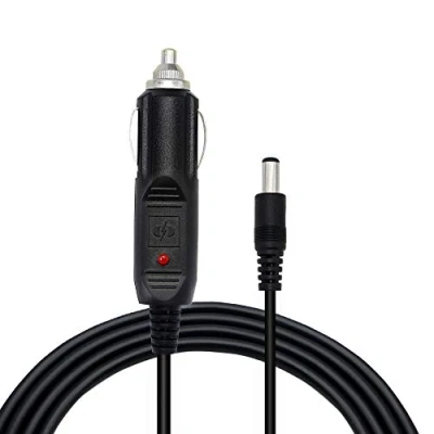 Afbeelding van PNGKNYOCN DC 5,5 x 2,1 mm mannelijk naar 12V 24V sigarettenaansteker stekkerkabel, autolader auto voedingskabel, voor auto&#039;s, vrachtwagens, bussen (1,5 m)