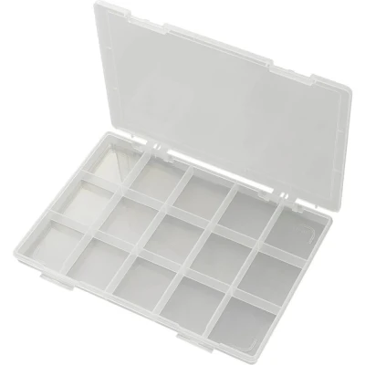 Afbeelding van TRU COMPONENTS EKB 103 Assortimentsdoos (l x b h) 285 209 23 mm Aantal vakken: 15 Vaste onderverdeling Inhoud 1 stuk(s)
