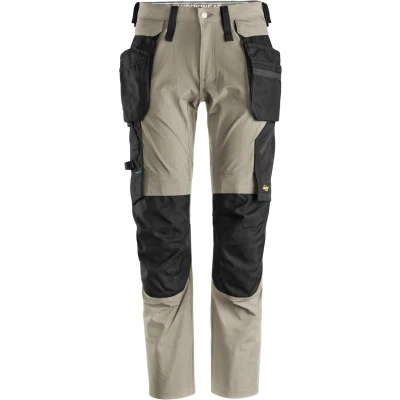 Afbeelding van Snickers 6208 LiteWork, Werkbroek+ met afneembare Holsterzakken Khaki/Zwart