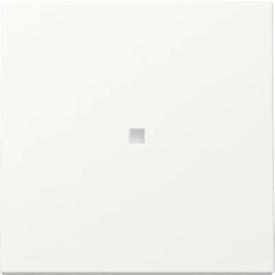 Afbeelding van GIRA Systeem 55 Bedieningswip met lens Zuiver wit MAT 329027 (nieuw model)