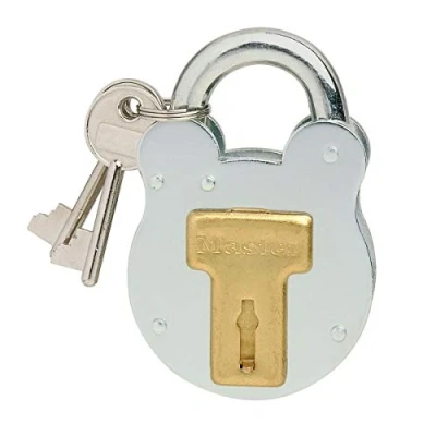 Afbeelding van Master Lock 2750EURD Vintage Design hangslot, grijs, 8,7 x 5 1,3 cm