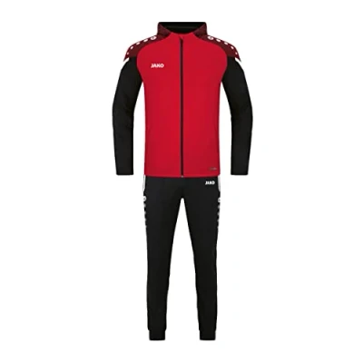 Afbeelding van Jako Performance Vrijetijdspak Met Kap Heren Rood / Zwart Maat: 4XL