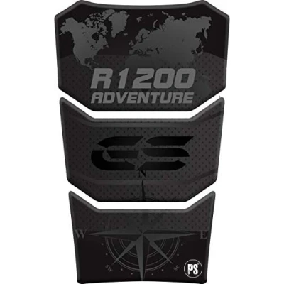 Afbeelding van Tankpad van kunsthars, 3D effect, compatibel met motorfietsen BMW R1200GS R 1200 GS Adventure Adv v7