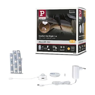 Afbeelding van Paulmann Comfort Set Bett 1m 78893 LED strip basisset Met connector (male) 24 V 1 m Warmwit