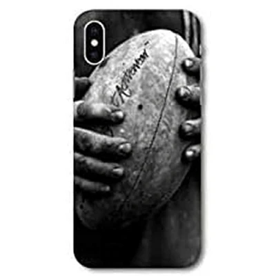 Afbeelding van Beschermhoes voor iPhone X/XS Rugby Ballon Vintage N