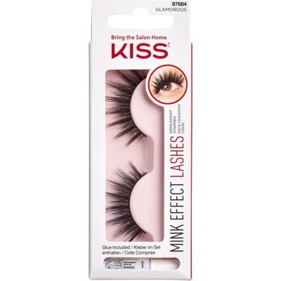 Afbeelding van Kiss Wimpers Kunstwimpers Mink Glamorous Wimperextensions Lashes Nep