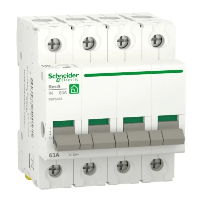 Afbeelding van Schneider Resi9 Hoofdschakelaar R9PS463 63A 4P