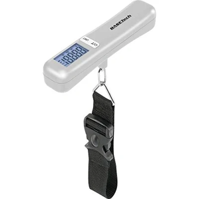 Afbeelding van Basetech LS 40S Kofferweegschaal Weegbereik (max.) 40 kg Resolutie 10 g Zilver