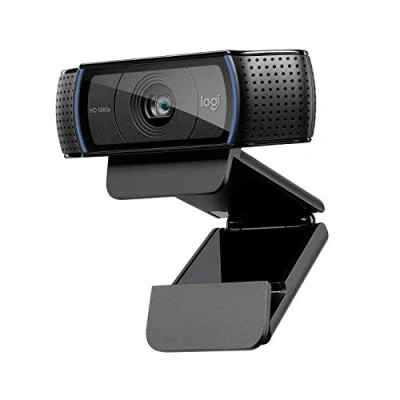 Afbeelding van Logitech C920 HD Pro Webcam, full 1080p/30fps videogesprekken, helder stereogeluid, lichtcorrectie, werkt met Skype, Zoom, FaceTime, Hangouts, PC/Mac/Laptop/Macbook/tablet, zwart, 1 stuk