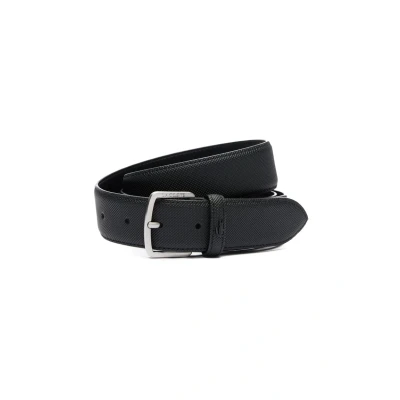Afbeelding van Lacoste Riem, Heren, Maat: 120, Black