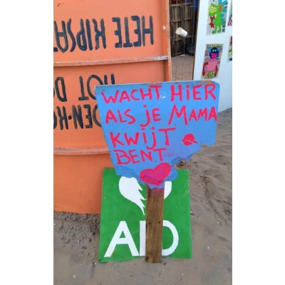 Afbeelding van Wacht hier als je mama kwijt bent