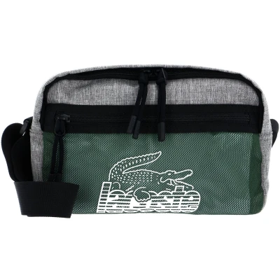 Afbeelding van Accessories Lacoste Neocroc Contrast Print Shoulder Bag in Grey