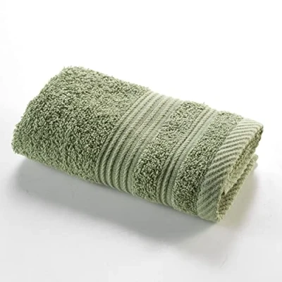Afbeelding van douceur d&#039;intérieur, Gastenhanddoek, 30 x 50 cm, fougere, 100% katoen, Tendresse