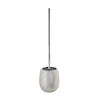 Afbeelding van Gedy Zilver, G Astrid toiletborstel om neer te zetten, afmetingen 47 x 11,5 cm, gewicht 0,648 kg, keramische borstel, design R &amp; E, uniek