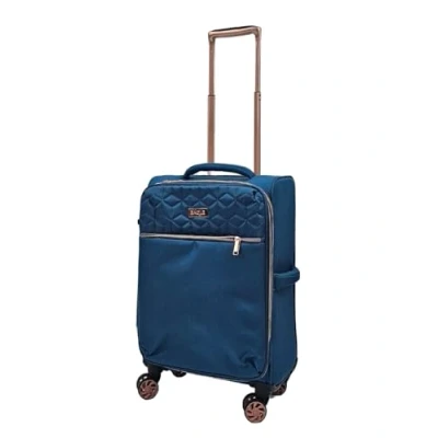 Afbeelding van Infinity Leather Cabine Koffers Set 4 Wiel Bagage Reizen Lichtgewicht Tassen, Turkoois, Cabin 20&quot;