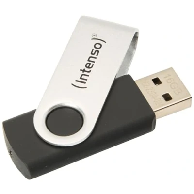 Afbeelding van Intenso Basic Line USB stick 16 GB Zwart 3503470 2.0