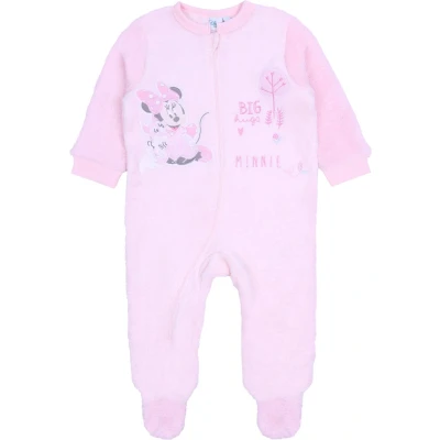 Afbeelding van Roze Minnie Mouse fleece pyjama