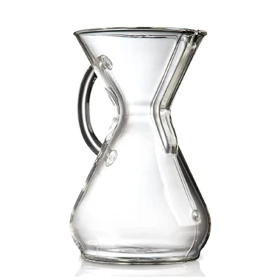 Afbeelding van Chemex Koffiezetapparaat met glazen handvat Serie handgreep 8 kopjes Exclusieve verpakking