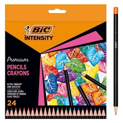 Afbeelding van Bic kleurpotlood Intensity Wood, etui van 24 stuks