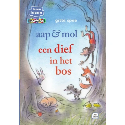 Afbeelding van Kluitman Aap &amp; Mol Een dief in het bos