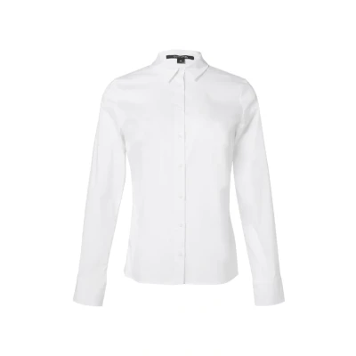 Afbeelding van comma Stretch Overhemdblouse, Dames, Maat: 34, Weiß