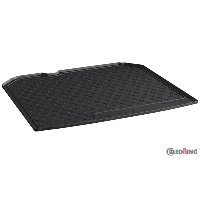 Afbeelding van Gledring Rubbasol (Rubber) Kofferbakmat passend voor Audi Q3 2011 2018 (Hoge laadvloer + Bagageruimtepakket incl. net)