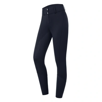 Afbeelding van Elt Rijbroek Essential Silicone Hoge Taille Donkerblauw Ruiterkleding 38