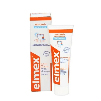 Afbeelding van 12er Pack ELMEX Tandpasta &quot;Anti Caries Whitening&quot; 75ml