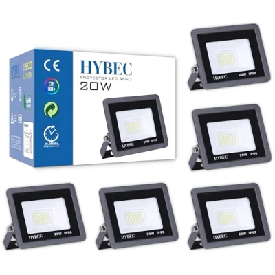 Afbeelding van CLAR LED Buitenspots, Binnen en Buitenverlichting, Projector, 20W (Set van 5)