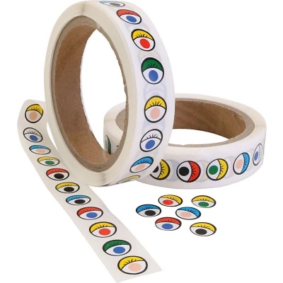 Afbeelding van Creativ Company Sticker Ogen Kleur, 2000st.