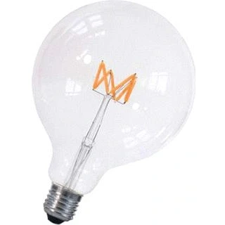 Afbeelding van Bailey led filament wave g125 e27 240v 3w 2200k lamp globe helder extra warmwit 15000u dimbaar 300lm l 176mm 80100036459