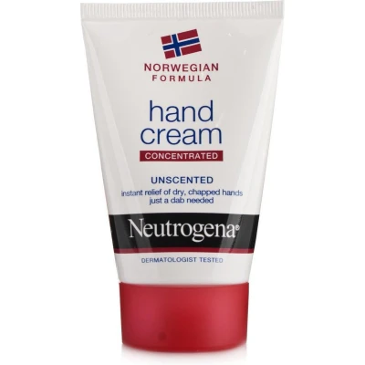 Afbeelding van Neutrogena handcrème ongeparfumeerd, voedende crème voor droge en beschadigde handen, 75ml
