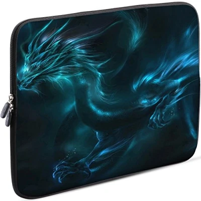 Afbeelding van Sidorenko 14 14.2 Inch Laptoptas universele notebooktas Neopreen Laptoptas, PC computerhoes hoes cover 42 Ontwerpen om uit te kiezen, blauw