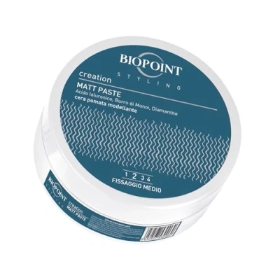 Afbeelding van Biopoint Styling Matt Paste, mattes Haarwachs, formend, mittelfest, feuchtigkeitsspendend und stärkend, 100 ml