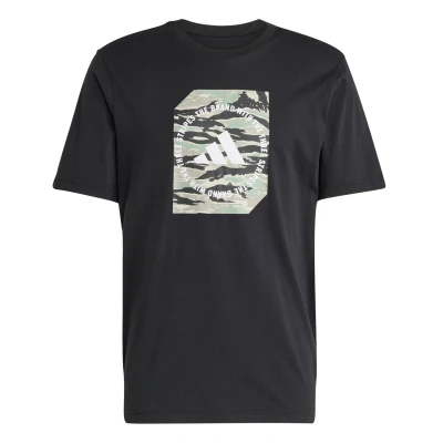 Afbeelding van adidas Sportswear CAMO BOX Tshirt print, Heren, Maat: Large, Black