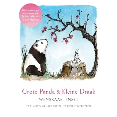Afbeelding van Grote Panda &amp; Kleine Draak Wenskaartenset (Kaartspellen)