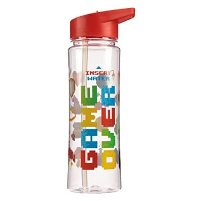 Afbeelding van Drinkfles/waterfles: game over met rietje Puckator
