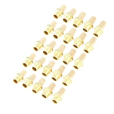 Afbeelding van G1/8 pneumatische luchtuitlaat geluidsfilter met buitendraad, 25 stuks