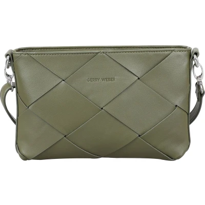 Afbeelding van GERRY WEBER Schoudertas Checkers Shoulderbag Shz Khaki Olijfgroen