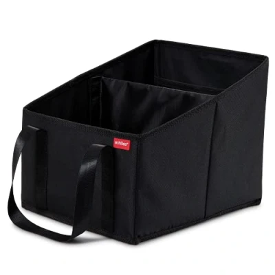 Afbeelding van achilles Bijrijdersorganizer, achterbankbox, autostoeltas, voorstoel vouwmand, autotas, 31x25x25cm, zwart
